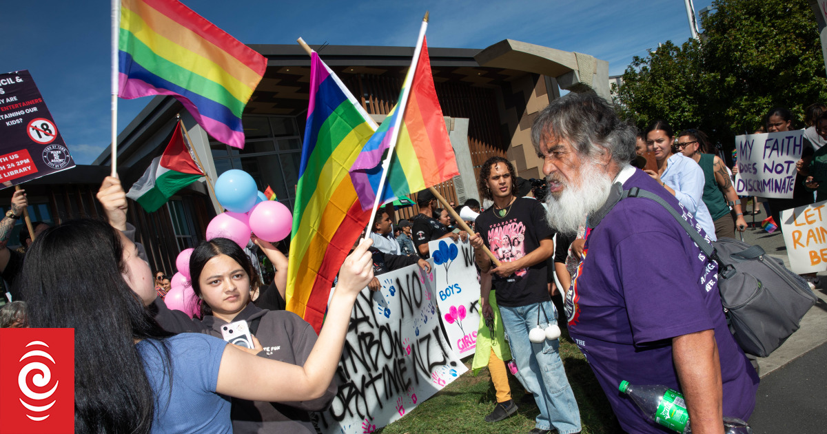 Destiny Church, rainbow community clash over drag queen library performance