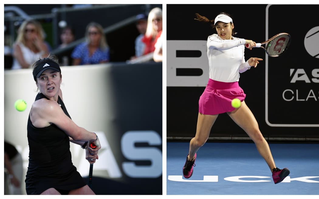 Elina Svitolina and Emma Raducanu