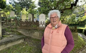Barbara Mulligan has been given tours of Wellington's Karori and Bolton Street cemeteries for more than a decade.