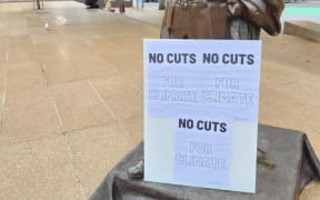 Protest at Auckland Council budget cuts