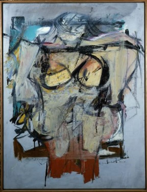 Willem de Kooning's 'Woman-Ochre'.