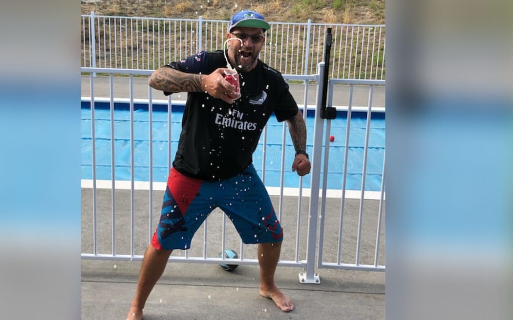 Aaron Happy, whose superstitious routine helped Team NZ win the America's Cup.
