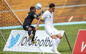 Max Mata bagged a hat-trick for New Zealand.