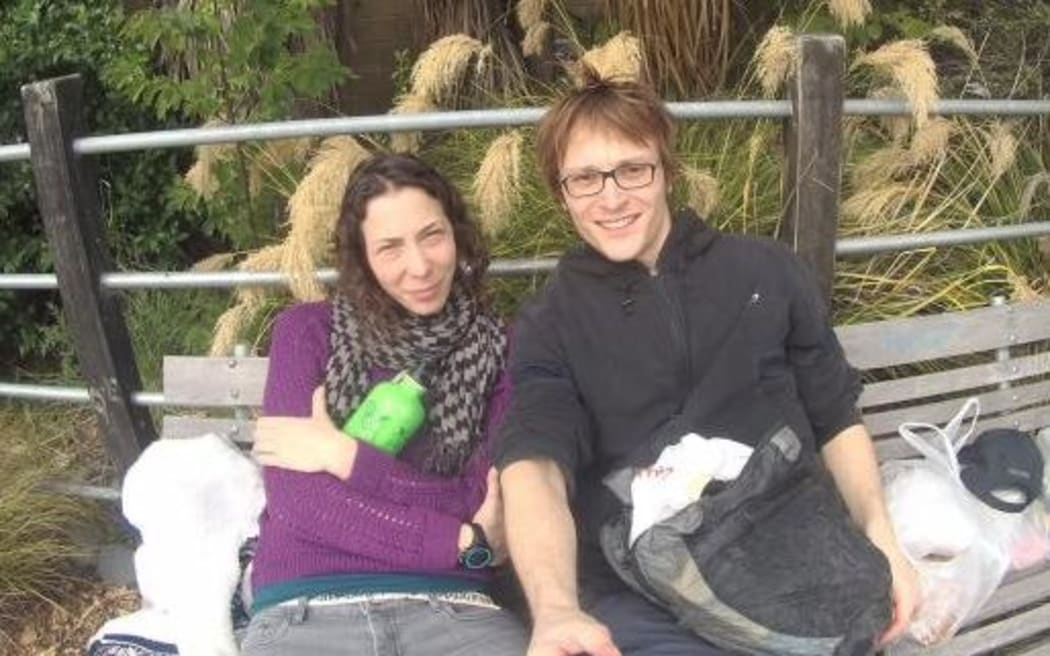 A photo of Pavlina Pizova with her partner Ondrej Petr, who died while tramping in Otago.