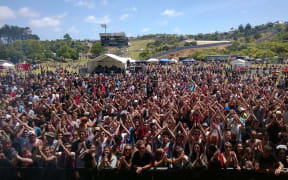 The view from the stage at Big Day Out.