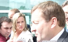 Lachie McLeod outside High Court in Timaru.