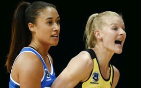 Maria Tutaia of the Mystics and Katrina Grant of the Pulse.