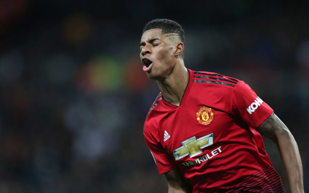 Marcus Rashford of Manchester United.