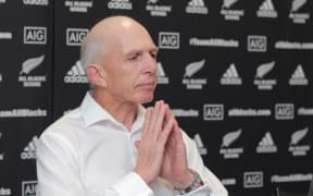 Sir Gordon Tietjens, announcing his retirement as All Black Sevens coach today.