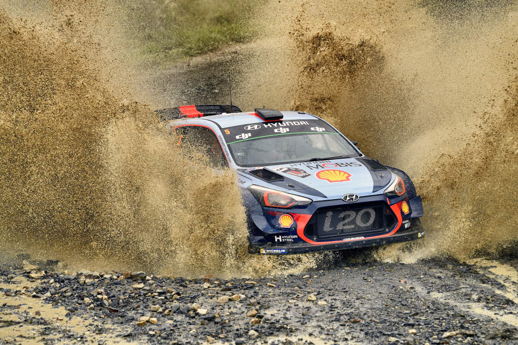 Thierry Neuville in the Rally of Australia
