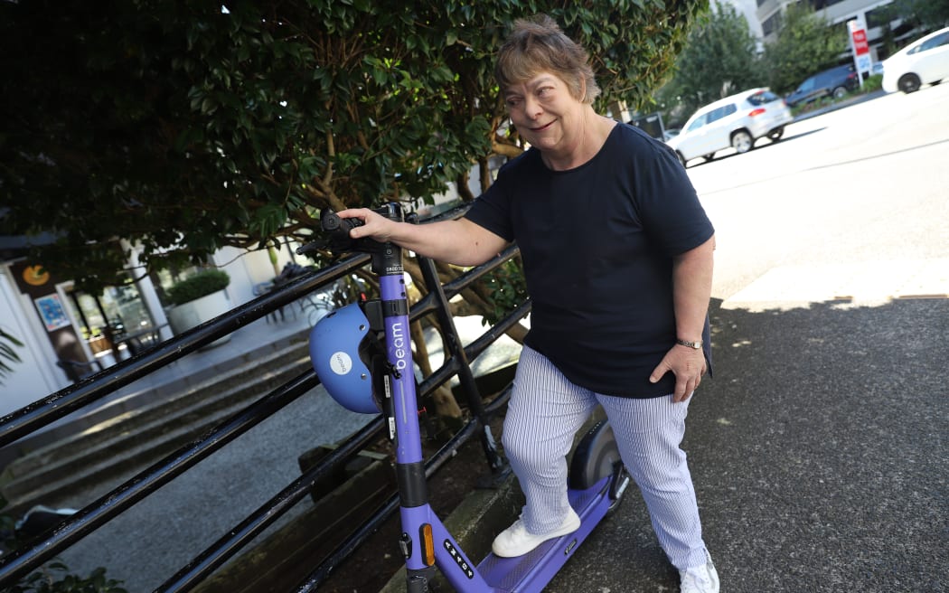 Living Streets Aotearoa member Gay Richards says they have been inundated with feedback from pedestrians who had suffered lasting injuries due to e-scooters.