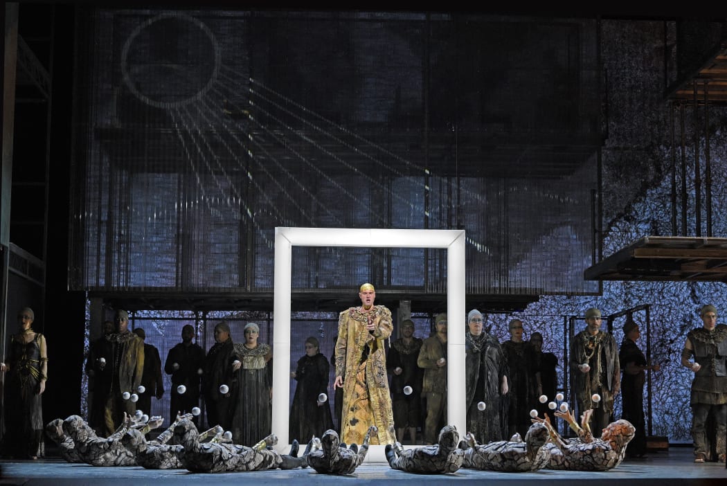 Zachary James as Amenhotep III at The Met