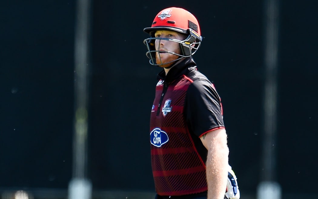 Ben Stokes playing for Canterbury.