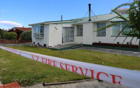 An earthquake damaged home near Lyell Creek, Kaikoura