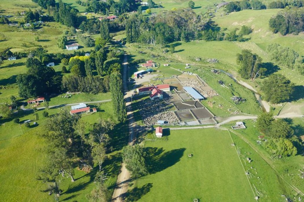 Waipari Station from above
