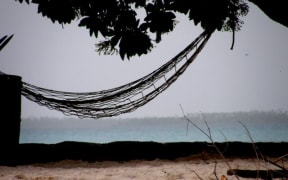 A hammock in Kiribati