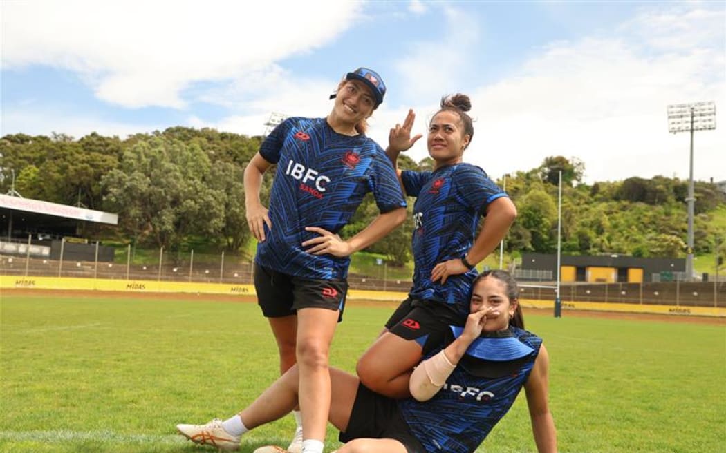 Fetu Samoa players at training on Wednesday, 30 October 2024