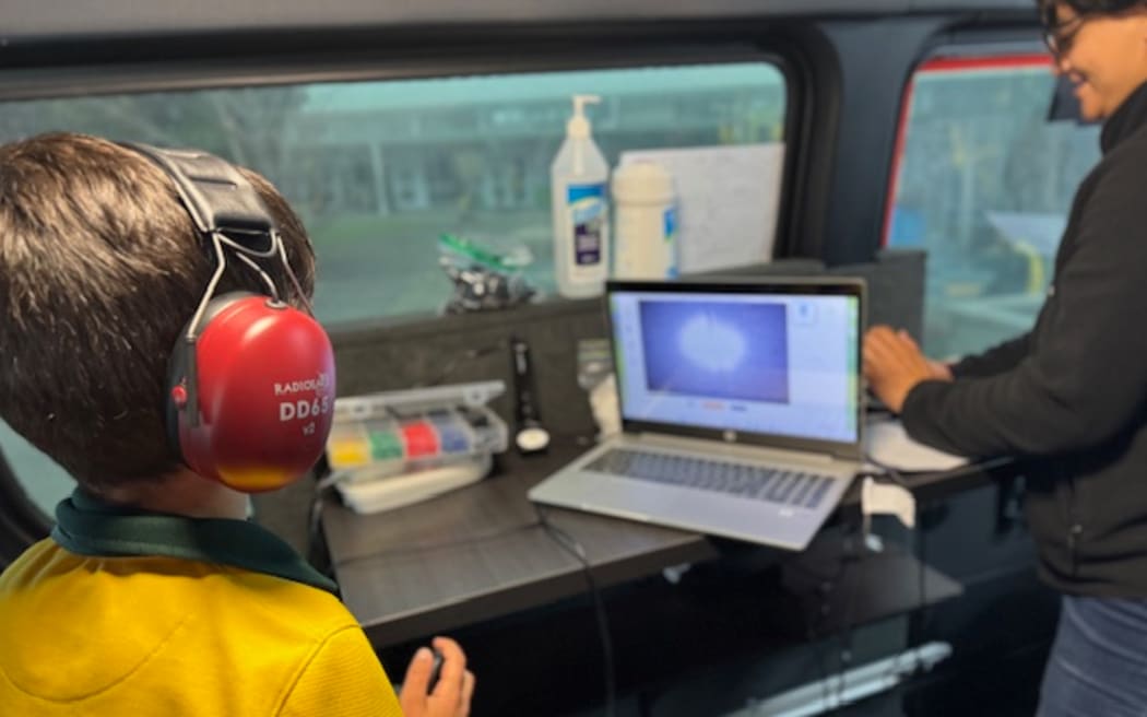 mobile audiology bus Whina