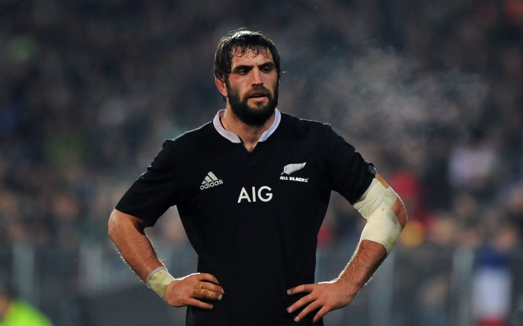 All Blacks lock Sam Whitelock.
