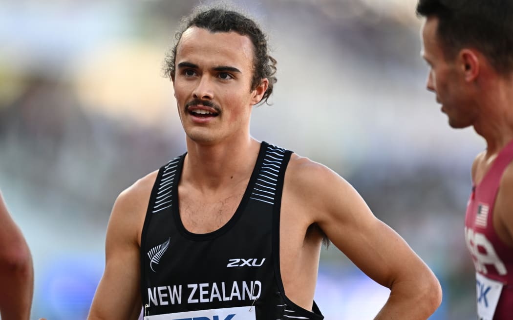 New Zealand middle distance runner Sam Tanner