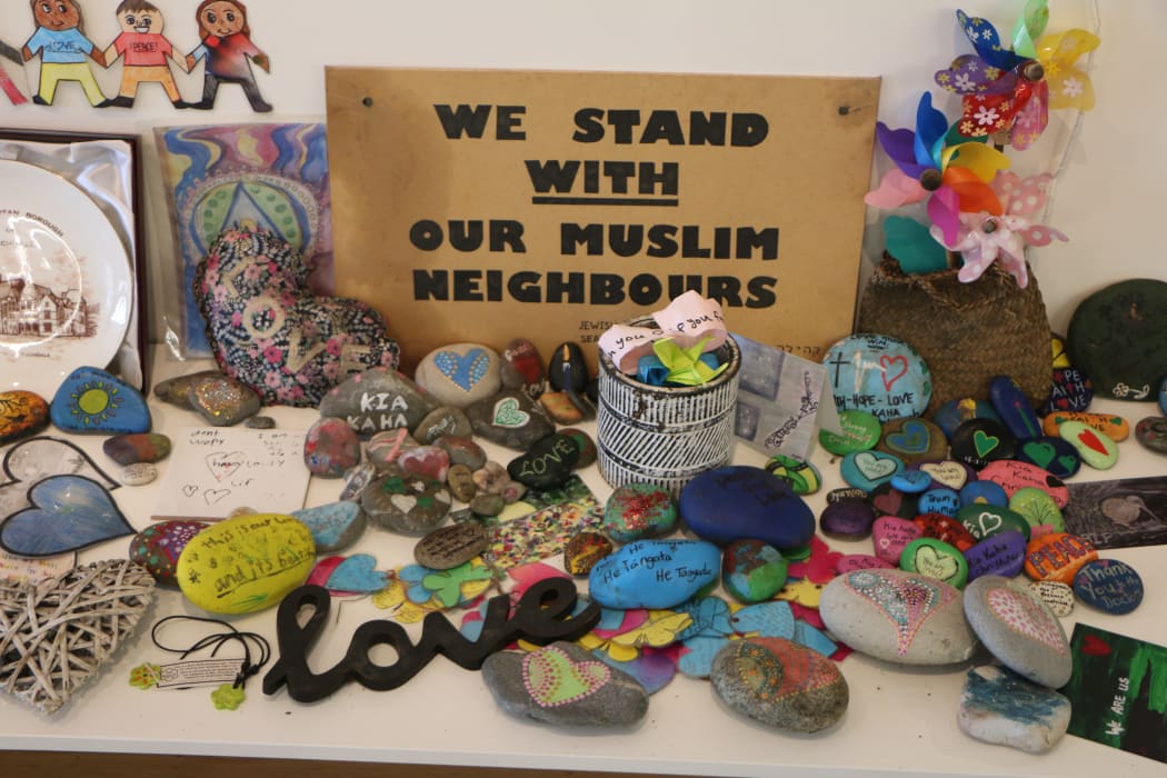 'Tributes of Aroha,' featuring messages of support following the Christchurch terror attacks.