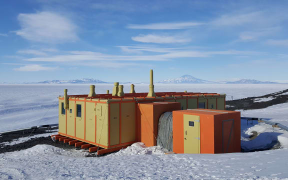 Hillary Hut was the first building erected at Pram Point in what would become the New Zealand Antarctic station of Scott Base. The hut is named in honour of Sir Edmund Hillary and was a kitset erected in 1957. It was recently repainted in its original colours of yellow and orange.