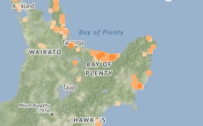 A 5.9 magnitude earthquake offshore from the Bay of Plenty.