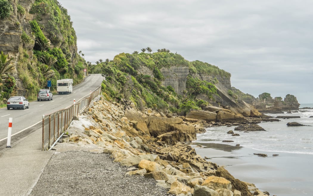 Dolomite Point at Punakaiki is one of the places where the paid parking trial will take place.