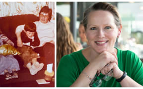 Lee-Anne Duncan (middle left) as a child with her brother, mum, and dad. She is writing a book about and for children whose parents die.