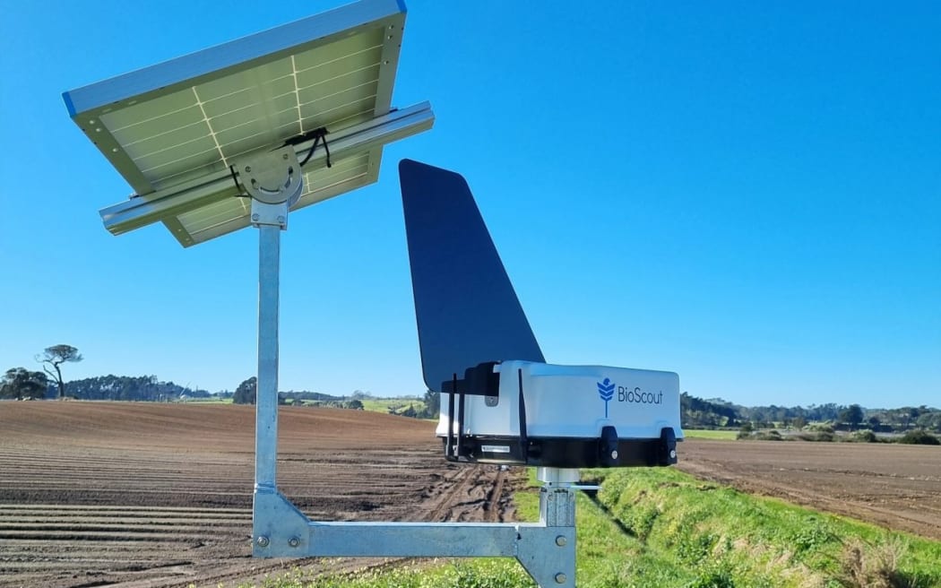 The two-year trial at Pukekohe involving BioScout units aims to help growers make better disease management decisions.