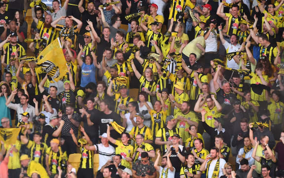 Generic Wellington Phoenix fans shot