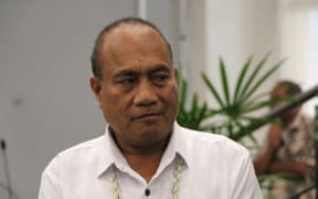 The president of Kiribati, Taneti Maamau, at the 2019 Pacific Islands Forum summit in Tuvalu.