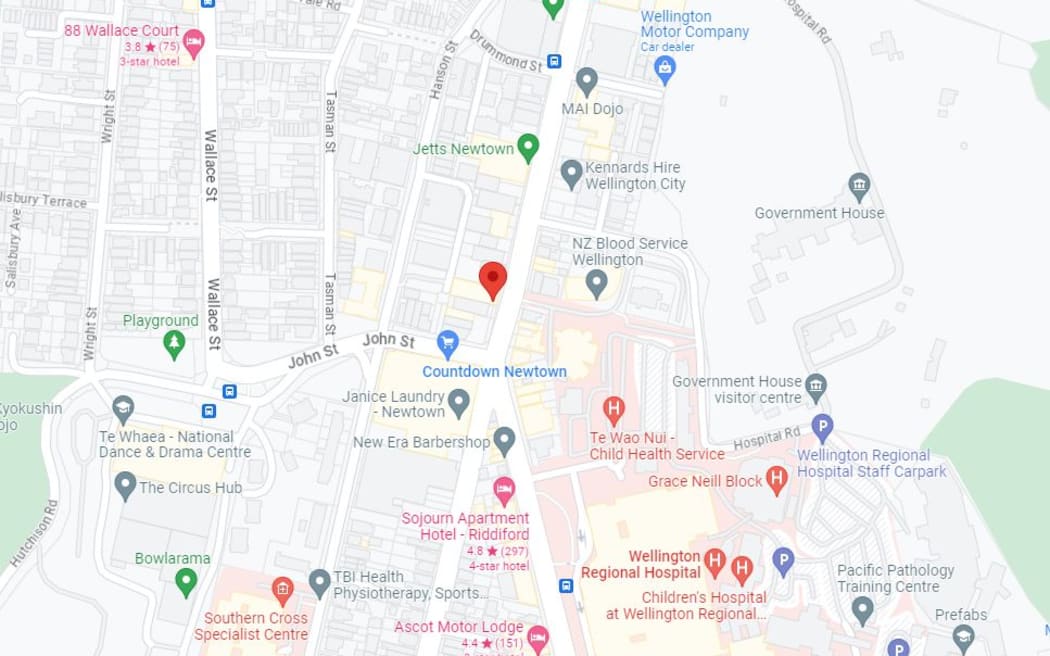 Loafers Lodge site - map