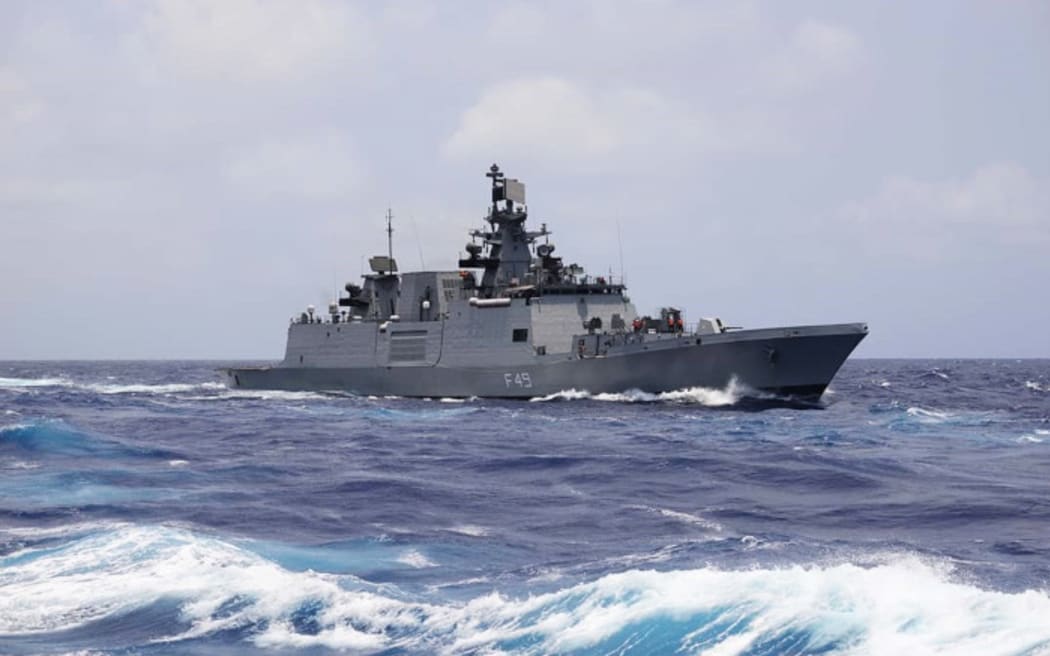 The INS Sahyadri is the third indigenously designed and built Project-17 class multi-role stealth frigate in the Indian Navy.