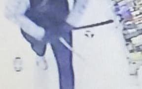 Security footage of the incident at Greymouth BP.