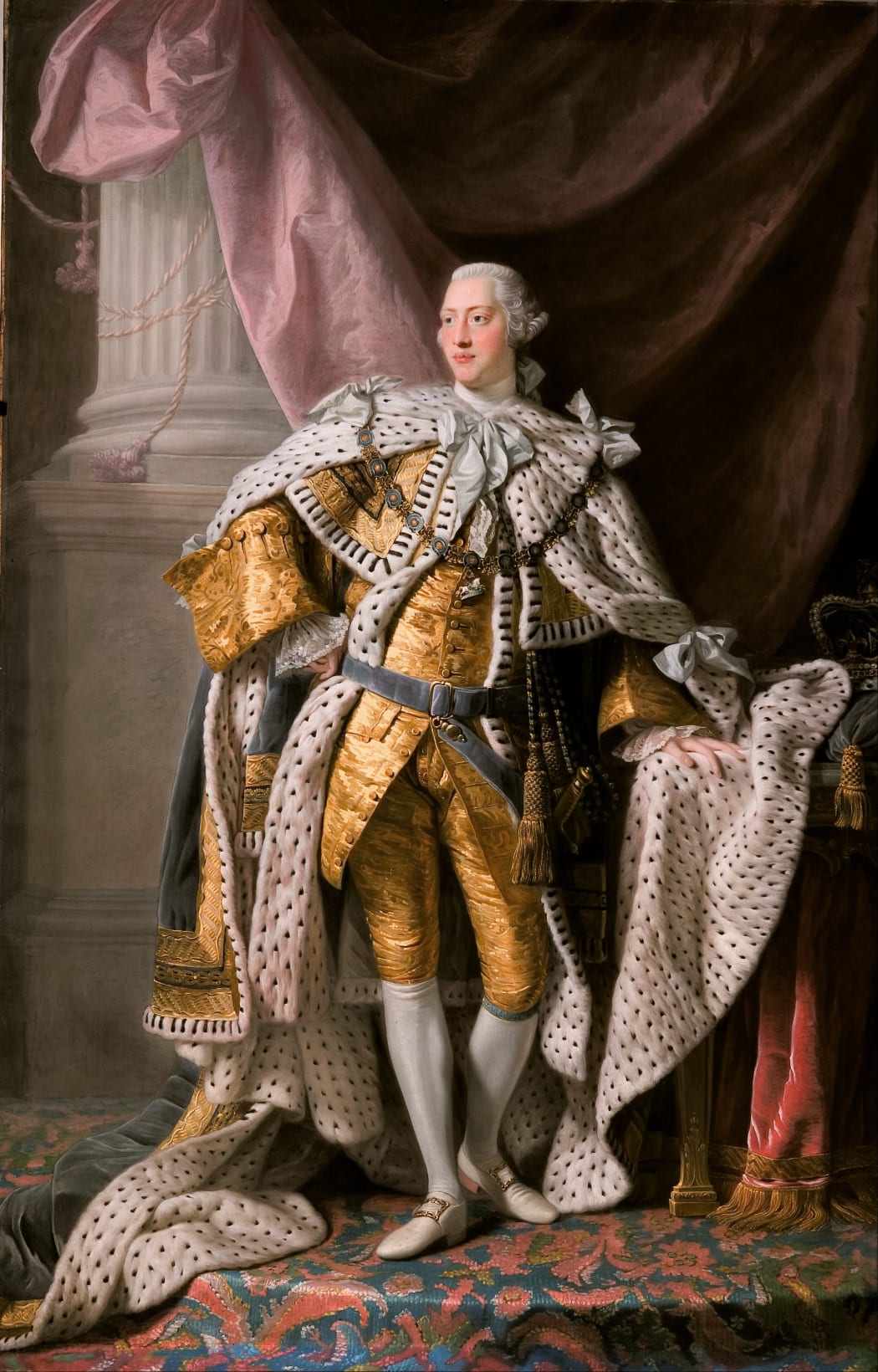 King George III (1738-1820) in coronation robes.