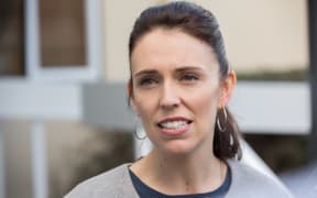Jacinda Ardern on a visit to her hometown of Morrinsville. 10 August 2017.