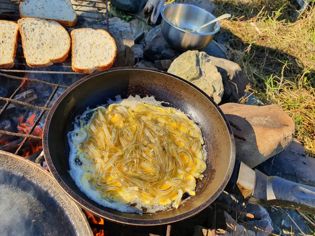 Whitebait fritters are all part of the tradition