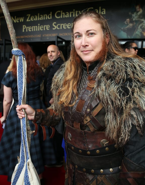 Suzanne Mueller of Germany at the premiere.