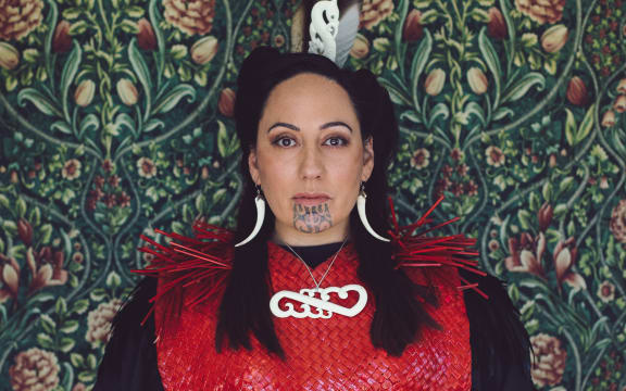 Poet and member of Taioro, Sharn Maree.
