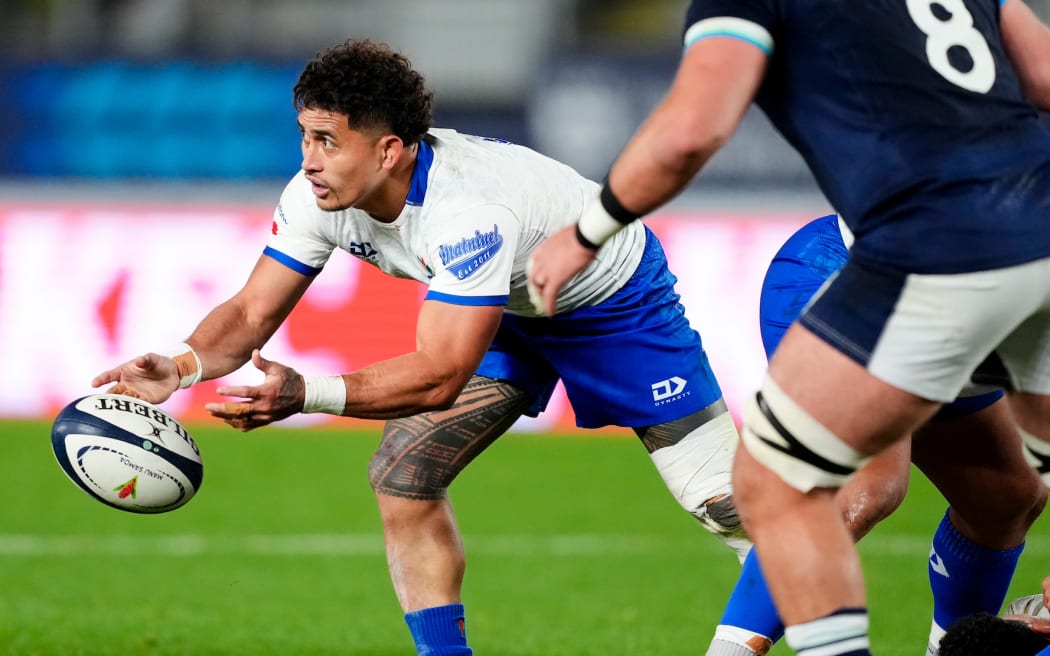 Samoa Melani Matavao during the Scotland v Samoa test match at Eden Park.