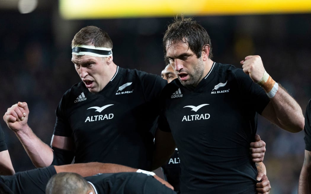 All Blacks locks Brodie Retallick and Sam Whitelock
