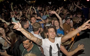 Revellers welcome in 2014 in Queenstown. A big crowd is expected for the countdown to 2015.