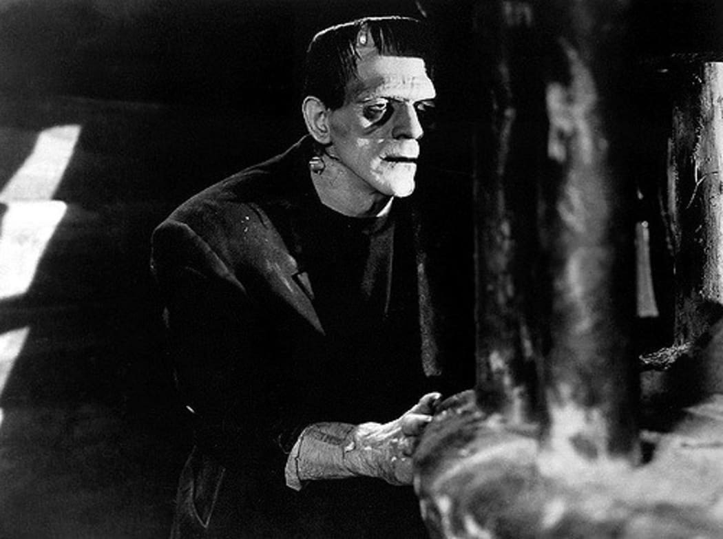 Boris Karloff playing Dr Frankenstein's creation in the 1931 adaption of Mary Shelley's novel