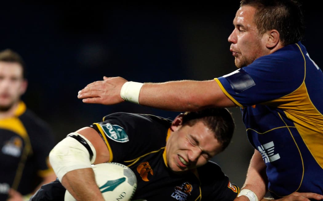 Scott Fuglistaller playing for Wellington in 2008.