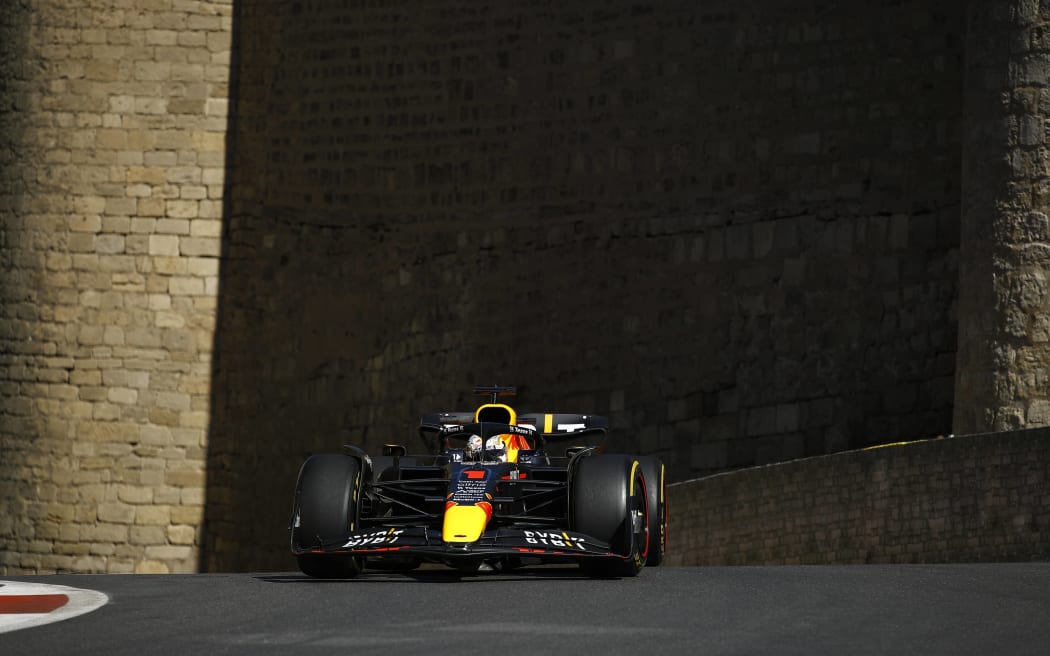 Max Verstappen of Red Bull Racing at the Azerbaijan Grand Prix 2022
