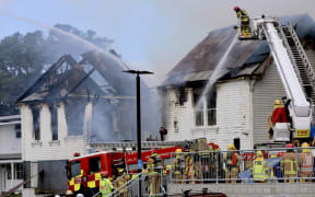 A fire has broken out at the Northcote College sports pavilion on 20 February 2026.