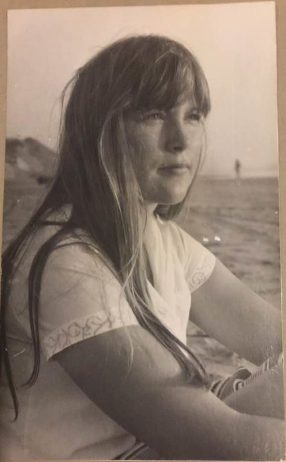 Denise Roche as a child