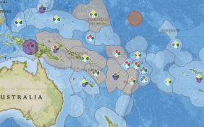 Pacific Covid-19 map