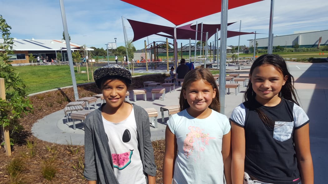 Koia, Navaeh and Maia are excited to be heading into Year 4, 5 and 6 at the new Haeata Community Campus.